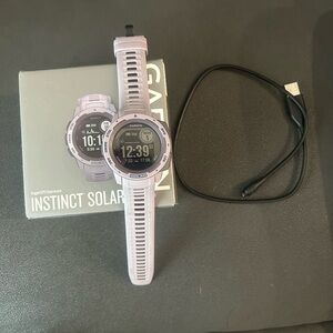 Garmin Instinct Solar Smartwatch - Lavender